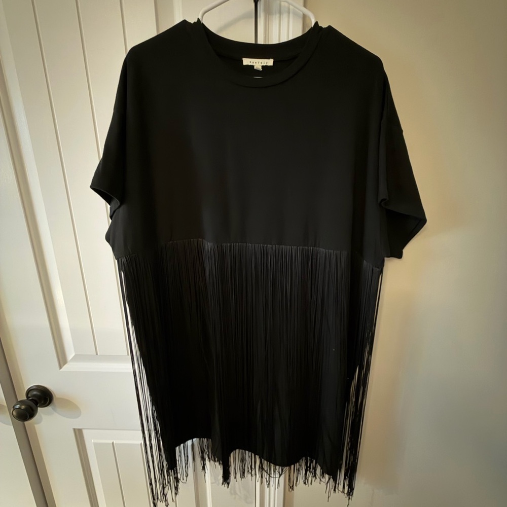 BaeVely Black Fringe Dress